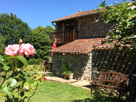 Lake View, the charming and pretty gite - from a distance.